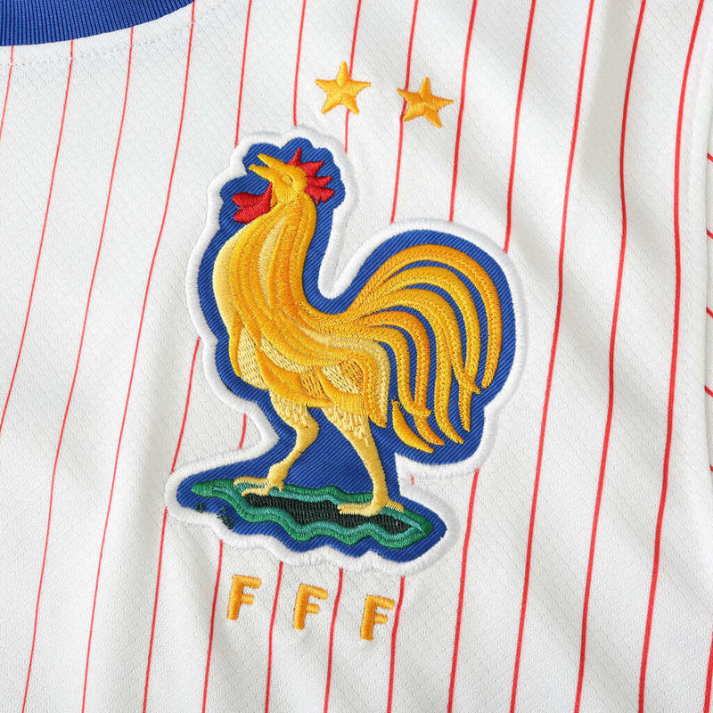 Camiseta de aficionado de la selección francesa visitante II 2024/25 para hombre - Blanca