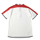 Camiseta retro de local de la selección nacional de Inglaterra 2004 para hombre - Blanca