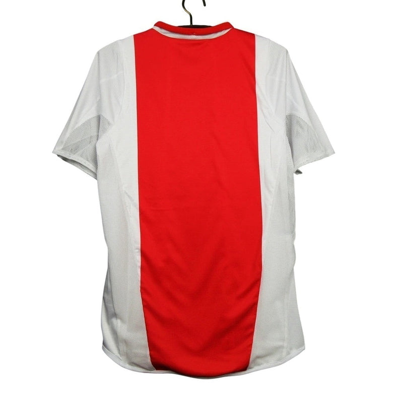 Camiseta retro de local del Ajax 04/05 para hombre - Blanca y roja