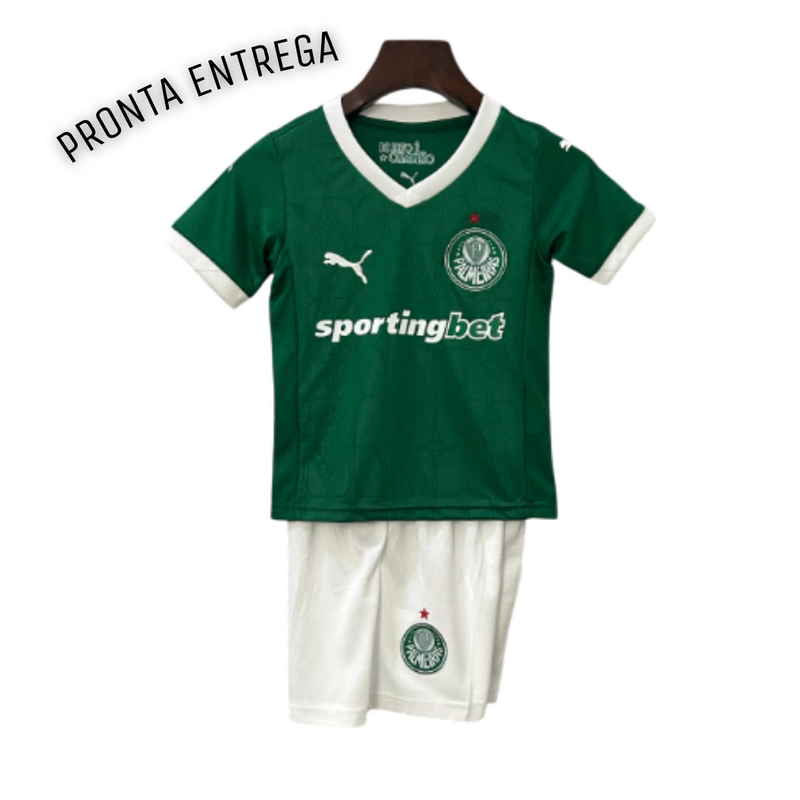 LISTO PARA ENTREGA Kit de Camiseta Palmeiras 25-25 Infantil - Propietario