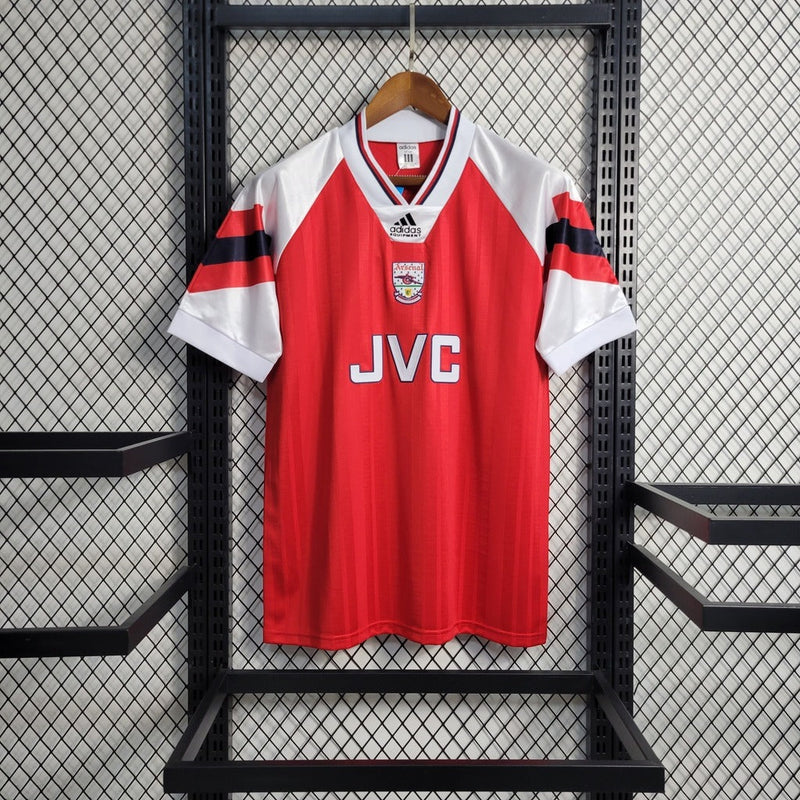Camiseta retro Adidas para aficionado del Arsenal I 92/93, hombre, roja