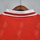 Camiseta retro de aficionado Reebok del Liverpool Home 96/97 para hombre - Roja