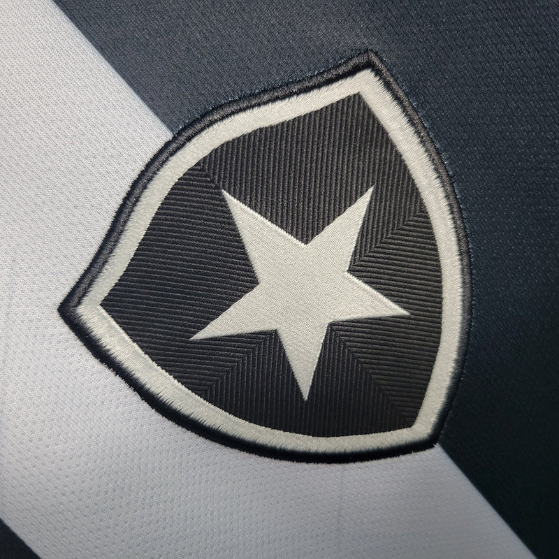 Camiseta de aficionado Kappa del Botafogo Local 21/22 para hombre - Blanco y negro