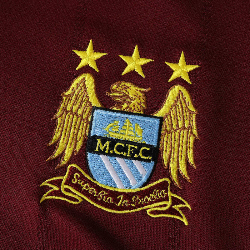 Camiseta retro de visitante del Manchester City 11/12 para hombre - Roja