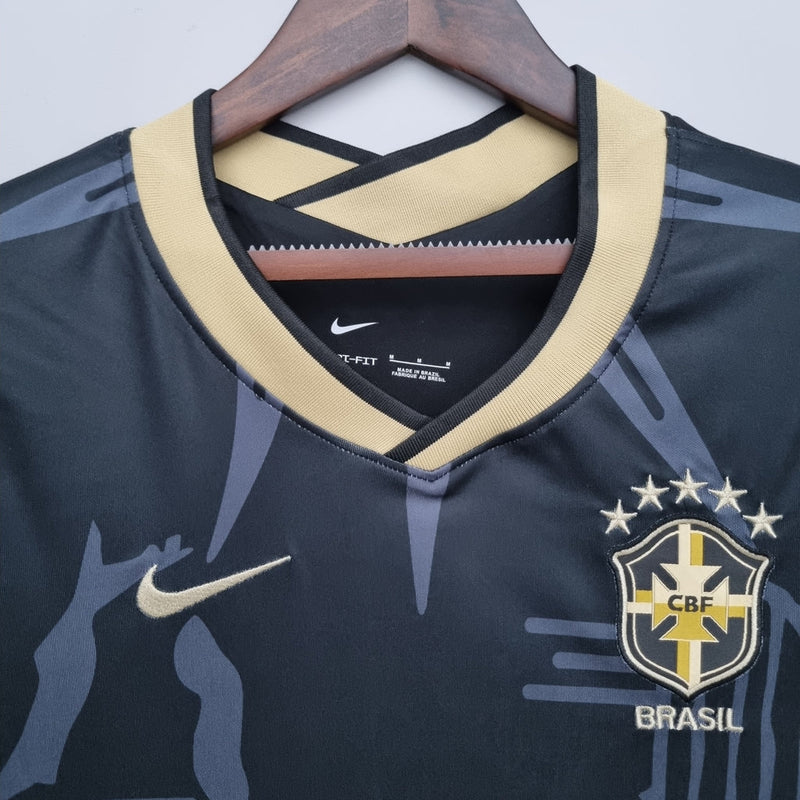 Camiseta Nike para mujer de la selección brasileña especial del noreste - Negra
