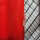 Camiseta retro de aficionado del Manchester United (99/00) para hombre - Roja