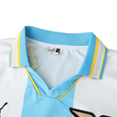 Camiseta retro de local de la Lazio I 99/00 para hombre - Azul y blanco