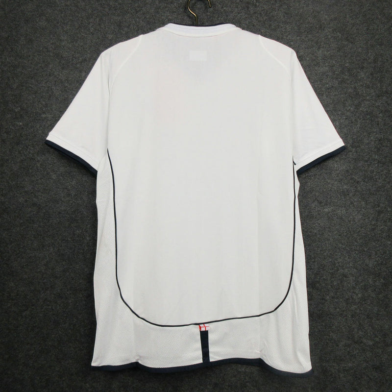 Camiseta de la selección nacional de Inglaterra 01/02 I Retro para hombre - Blanca