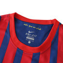 Camiseta retro de local del Barcelona 11/12 para hombre - Azul rey y rojo