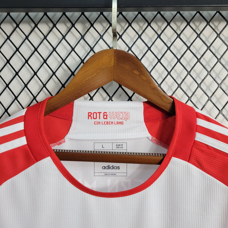 Camiseta Adidas para hombre del Bayern Múnich I 23/24 - Blanco y rojo