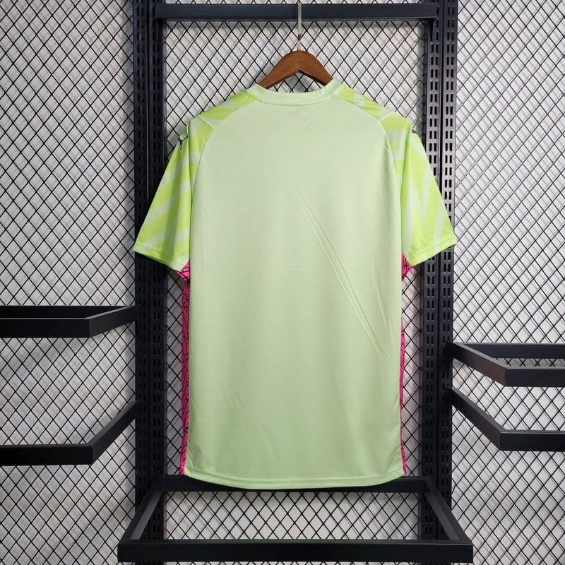 Camiseta de portero Puma del Manchester City 23/24 para hombre - Amarilla