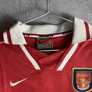 Camiseta Nike retro del Arsenal I 96/98 para hombre - Roja