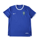 Camiseta retro de visitante de la selección nacional de Brasil 2006 de Nike para hombre II - Azul