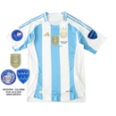 Camiseta de local de la selección argentina 2024/25 para hombre - Azul y blanco