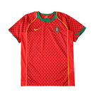 Camiseta retro de local de la selección nacional de Portugal 2004 para hombre - Roja