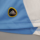 Camiseta retro de la selección argentina 2010 de Adidas para hombre - Azul y blanca