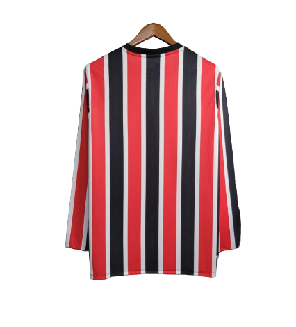 Camiseta de visitante del São Paulo II - Manga larga 24/25 para hombre - Tricolor