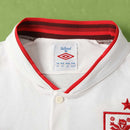 Camiseta retro de local de la selección nacional de Inglaterra 2012 para hombre - Blanca