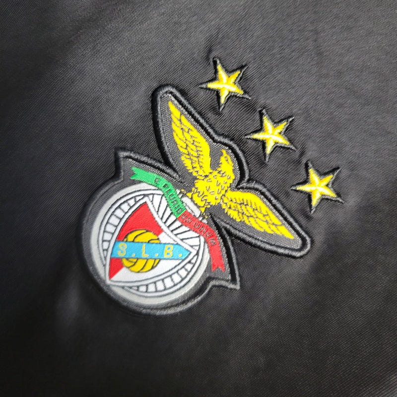Camiseta retro de aficionado Adidas Benfica II 10/11 para hombre - Negra