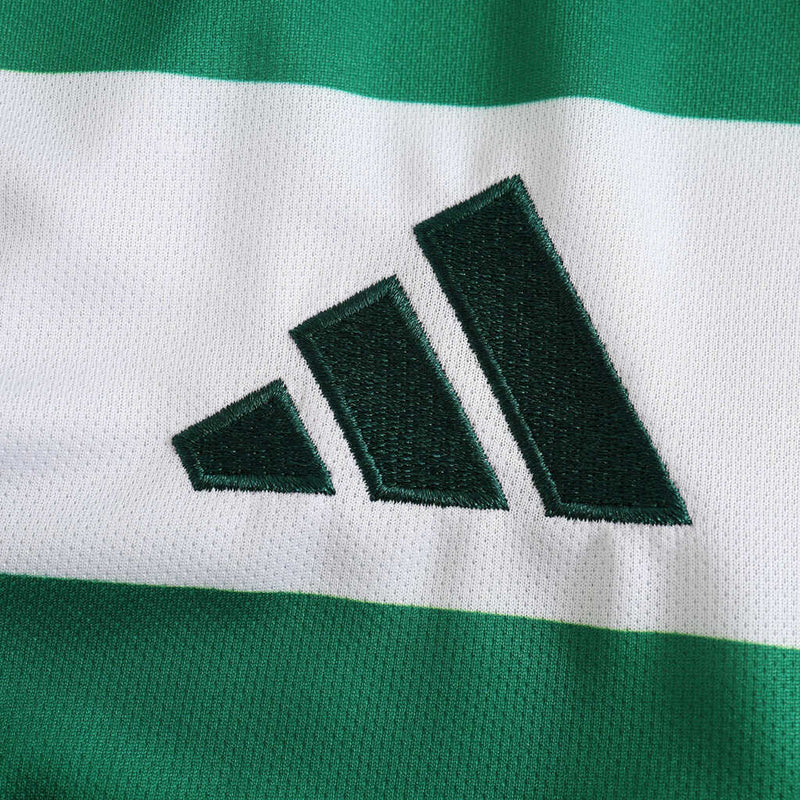 Camiseta de aficionado del Celtic (24/25) para hombre, verde y blanca