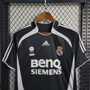 Camiseta retro Adidas Real Madrid II para hombre 06/07 Fan - Negra