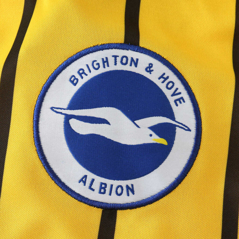 Camiseta de aficionado del Brighton Away II 24/25 para hombre - Amarilla