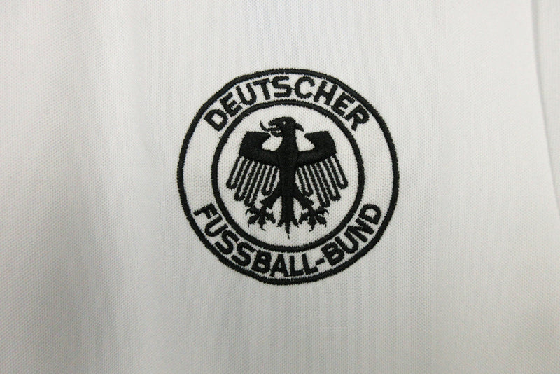 Camiseta retro de la selección alemana I Home 1980 Adidas para hombre - Blanca