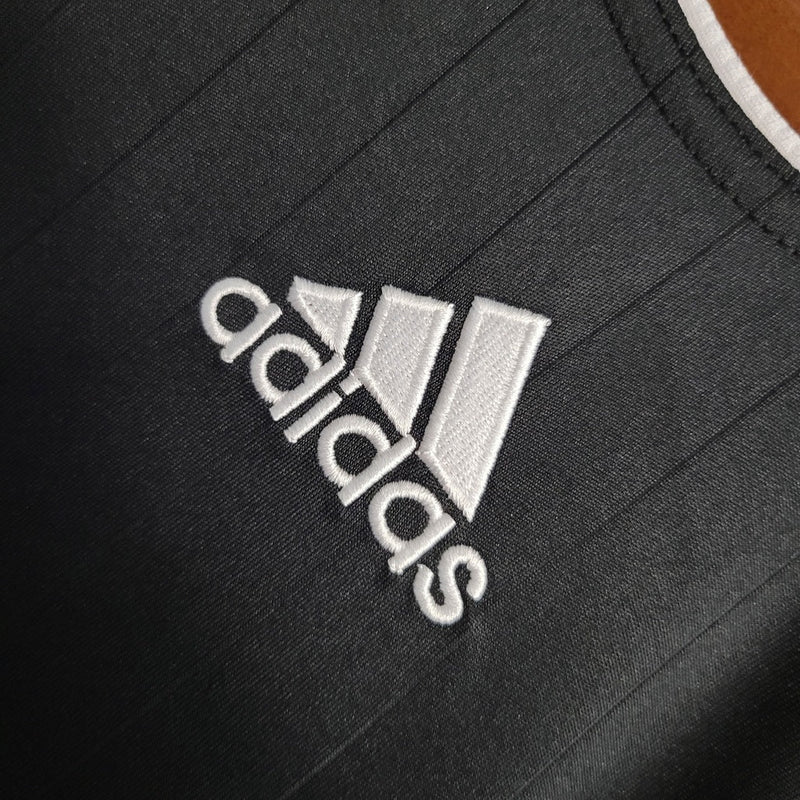 Camiseta retro Adidas Real Madrid II para hombre 06/07 Fan - Negra