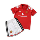 Camiseta + Shorts Niños Manchester United 26-27 - Rojo