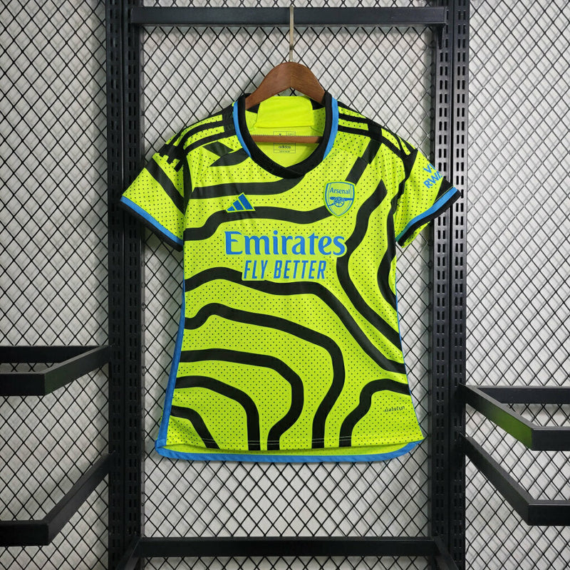 Camiseta Adidas de visitante del Arsenal II 23/24 para mujer - Verde