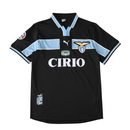 Camiseta retro de visitante II de la Lazio 98/99 para hombre - Negra