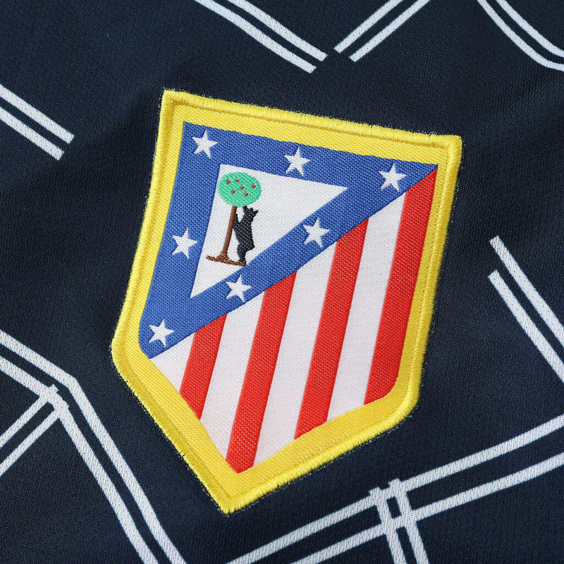 Camiseta retro de manga larga del Atlético de Madrid Visitante II 04/05 para hombre - Spider-Man