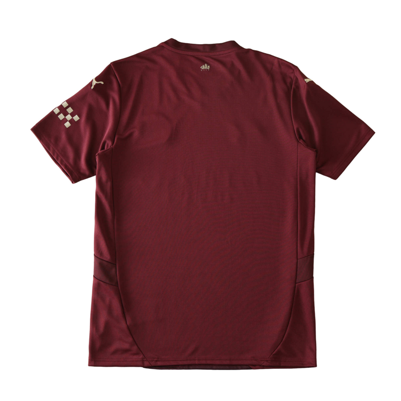 Camiseta de la tercera equipación del Manchester City - Tercera III 24/25 - Camiseta de aficionado para hombre - Borgoña