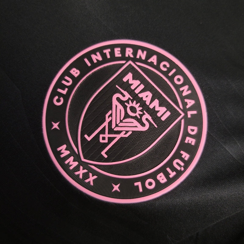 Camiseta de jugador Adidas Miami II 23/24 para hombre - Negra y rosa