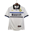 Camiseta retro de visitante II del Inter de Milán 1998 para hombre - Blanca