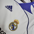 Camiseta retro Adidas para aficionado del Real Madrid 07/08 para hombre - Blanca