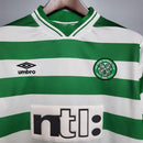 Camiseta retro local del Celtic I 99/00 para hombre - Verde y blanco