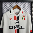 Camiseta retro de visitante del Milan II 95/97 para hombre - Blanco