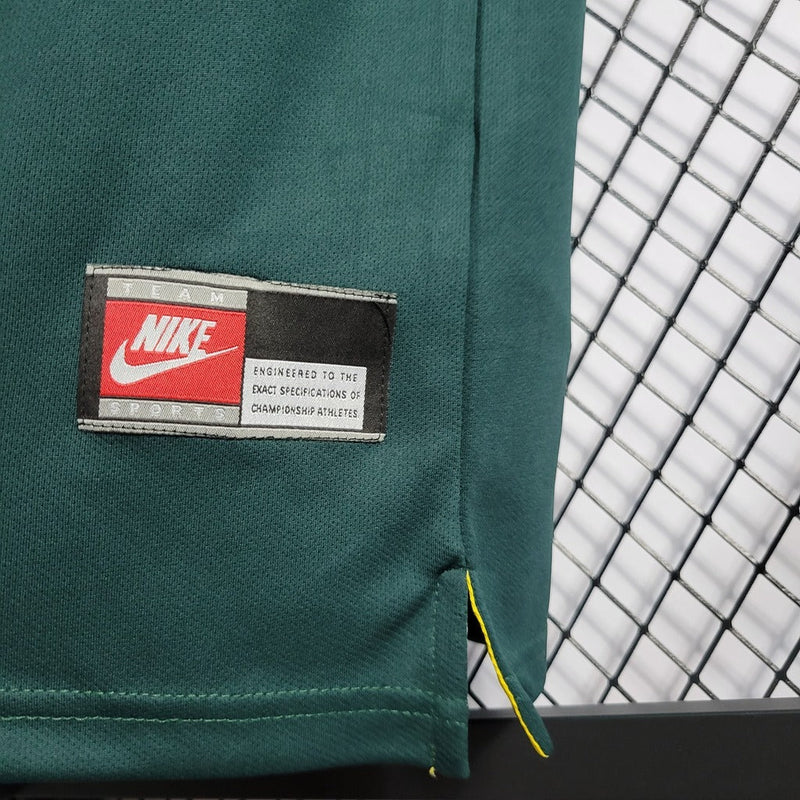 Camiseta retro de portero de la selección brasileña Nike de 1998 para hombre - Verde
