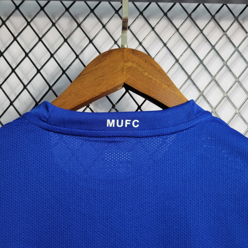 Camiseta Nike retro para hombre del Manchester United II 07/08 - Azul