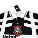 Camiseta retro de la tercera equipación del Corinthians 1992 - Blanco y negro