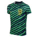 Camiseta Nike de aficionado de la selección nacional de Brasil 2022 para hombre - Azul y verde