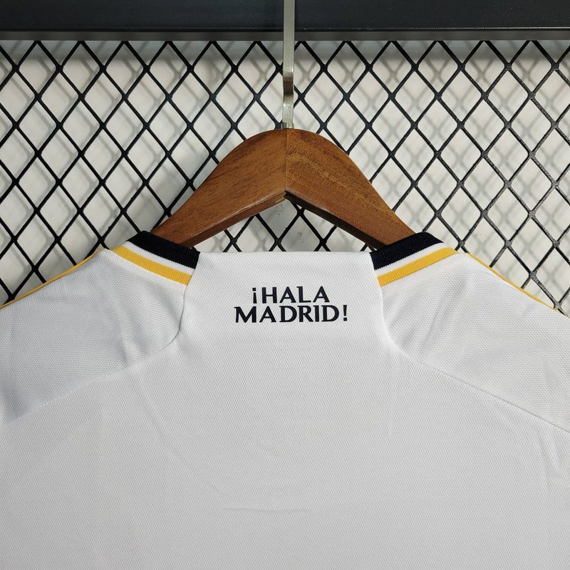Camiseta Adidas Fan del Real Madrid - Manga Larga I 23/24 - Hombre - Blanco