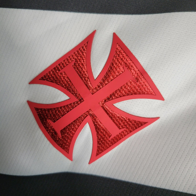 Camiseta de aficionado Kappa de la equipación local del Vasco da Gama 23/24 - Negra