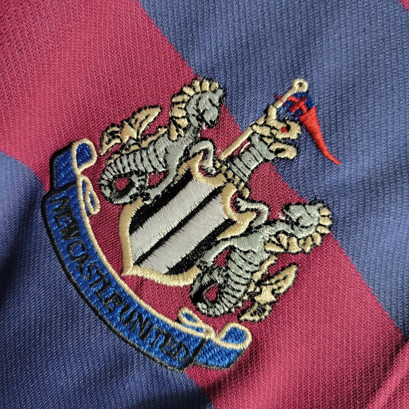 Camiseta retro de aficionado del Newcastle United 2.ª temporada 95/96 para hombre - Borgoña