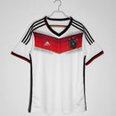 Camiseta retro de local de la selección alemana 2014 de Adidas para hombre - Blanca