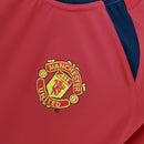 Camiseta retro de manga larga Nike para hombre del Manchester United 02/04 - Rojo