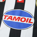Camiseta retro de manga larga para aficionado de la Juventus Home I 02/03 para hombre - Blanco y negro
