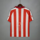 Camiseta retro Adidas para hombre del Atlético de Madrid 95/96 - Roja y blanca