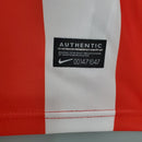 Camiseta retro Nike para hombre del Atlético de Madrid II 13/14 - Rojo y blanco